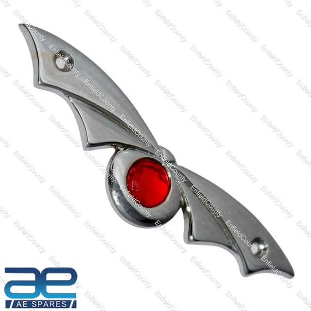 SKS Distribution® Emblème 3D Noir En Acier Inoxydable Chauve Souris Batman Pour Voiture