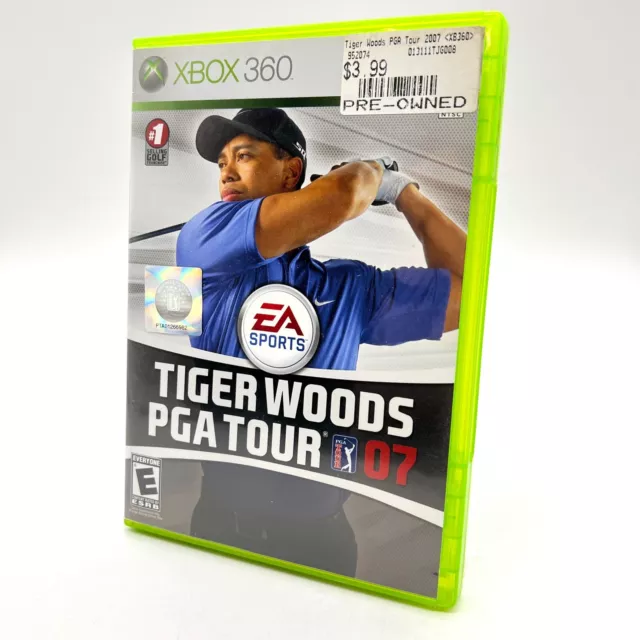 Tiger Woods PGA Tour 07 XBOX 360 Complete CIB TESTED