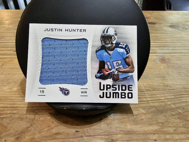 2013 Panini Momentum Justin Hunter RC Upside Jumbo Jersey /299