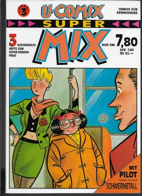 U-Comix Super Mix Nr.3 Mit U-Comix Nr.55,57 und Pilot Nr.15