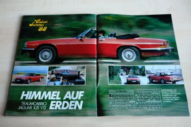 MOT 5720) Jaguar XJS Cabrio 5.3 V12 mit 264PS in einer seltenen Vorstellung auf