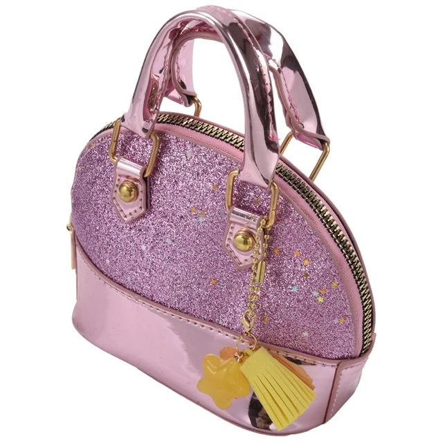 2X(Paillettes de Petites Filles Sacs A Main Princesse Sac A Bandouliere  Ca1711