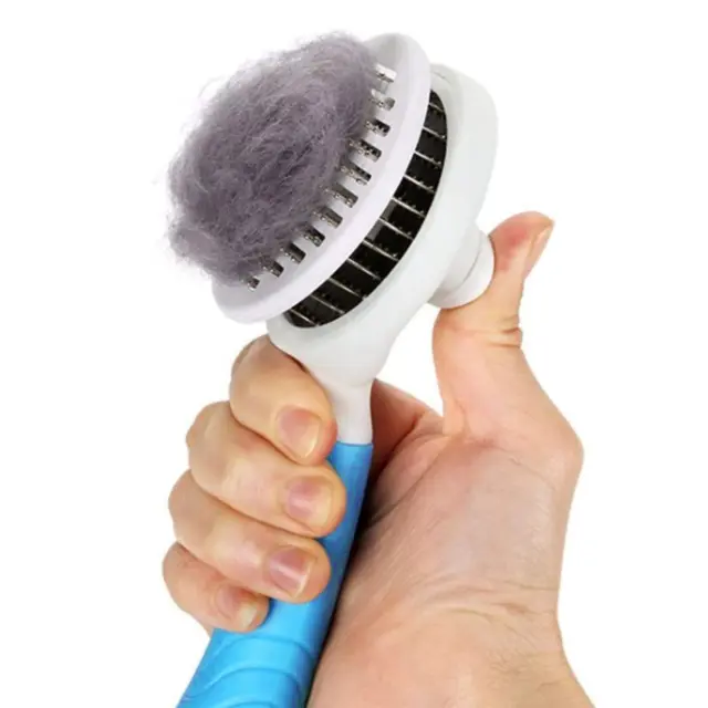 Cat Grooming Brush, Self Cleaning Slicker Brushes for Dogs Cats Pet Grooming Bru