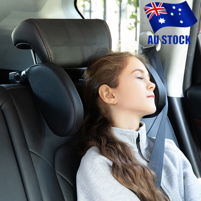 Adjustable Car Seat Headrest Pillow Head Neck Support Pad Travel Rest For Kids