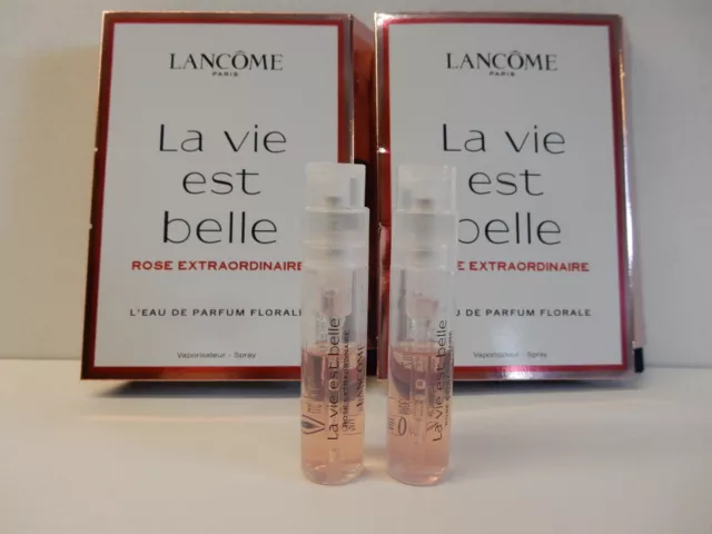 LANCOM  La vie est belle Rose Extraordinaire 2 x 1,2 ml  L'eau de Parfum Proben