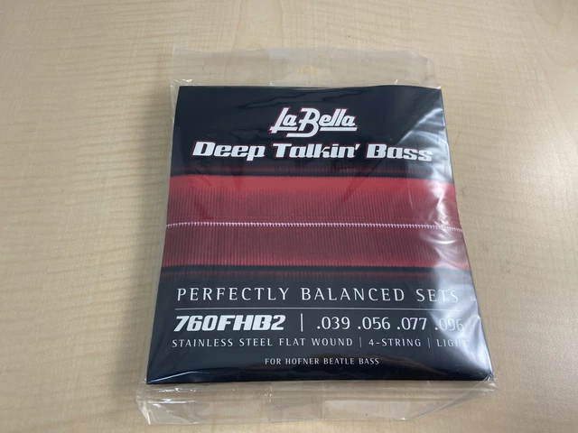 La Bella base string 760 FHB 2 / Hofner Beatle Bass / 039 - 100 / Stainless Flat