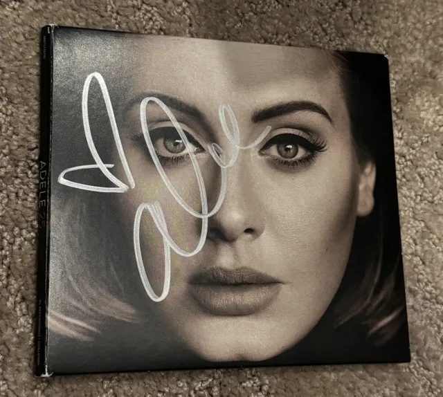 Adele Signed 25 CD Slipcase No Booklet Or Disc Autographed