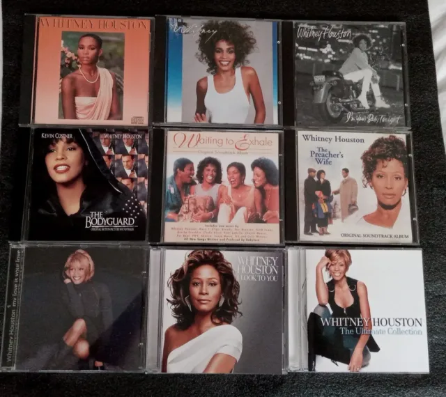 Whitney Houston: Ultimate Hits Collection 9 CD Studio Albums/ Movie Soundtracks
