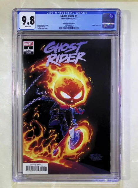 Ghost Rider #1 (2022 Marvel Comics) 1st Print Skottie Young Variant CGC 9.8