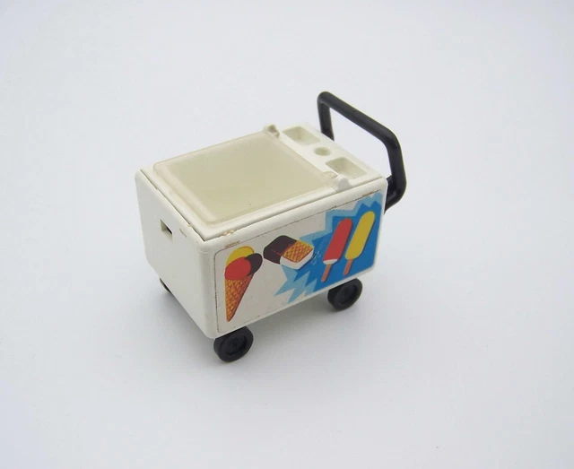 Lot Playmobil Vintage : école 3522, Récré 3416, Marchand De Glace 3416, Bâtiments