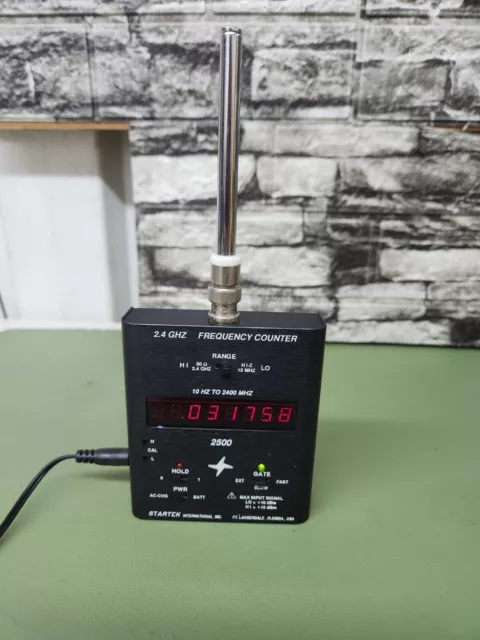 Startek 2500 Frequency Counter Sub-Compact Portable Frequency Counter