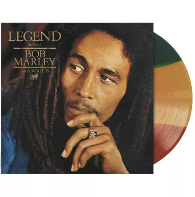 Bob Marley & The Wailers Legend - Tri-coloured Vinyl LP - US Import NEW SEALED