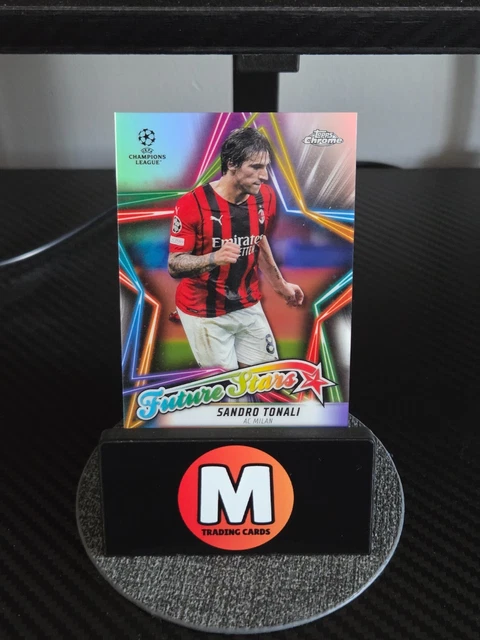 2026 TOPPS CHROME Sandro Tonali Green Refractor 06/99 #109 £2.99