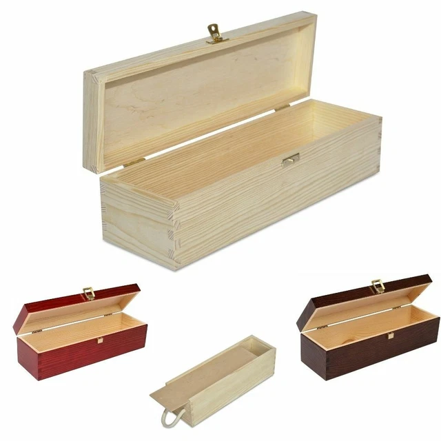 Scatola Libro In Legno 24x19x7.5cm - Cassetta Portaoggetti Per Decoupage, Giocattoli O Documenti, Legno Naturale - Foto 2