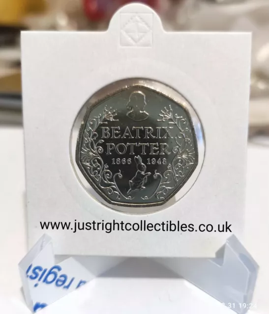 2016 50p BEATRIX POTTER 150th ANNIVERSARY. ONE UNCIRCULATED COIN. FREE POST UK