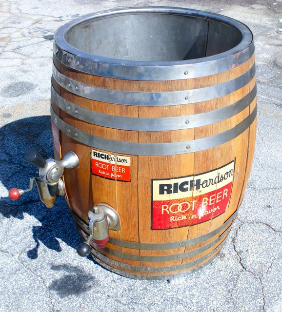 1950'S VINTAGE RICHARDSON Root Beer / Coca Cola Barrel Dispenser £501.