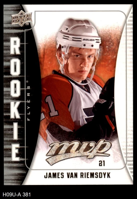 2009 Upper Deck MVP #381 James Van Riemsdyk Flyers ROOKIE 8 - NM/MT H09U-A 381