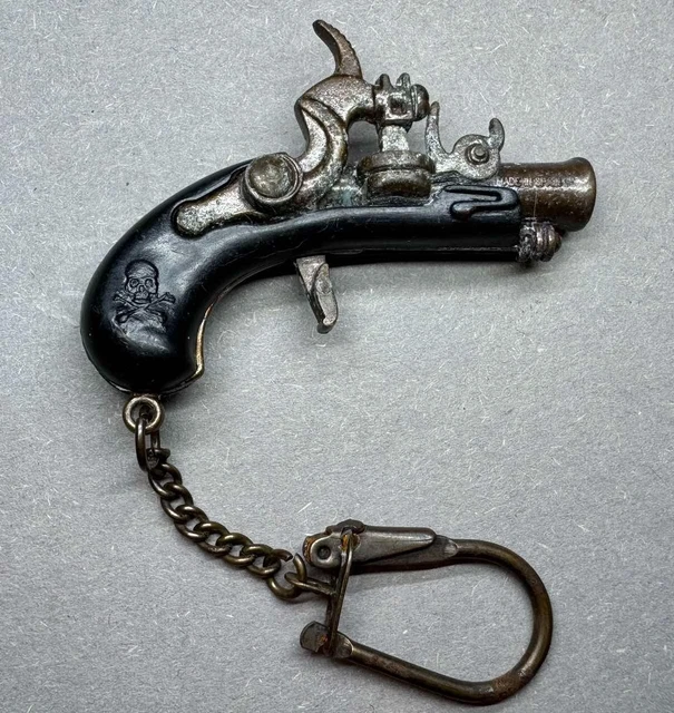 PIRATE CORSARIO MUSKET Keyring Cap Gun Flintlock Pistol Vintage Weapon ...
