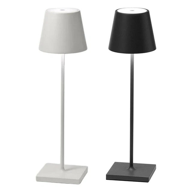 Lampada da Tavolo Led Ricaricabile Touch Senza Filo Carica USB da Bar Ristorante