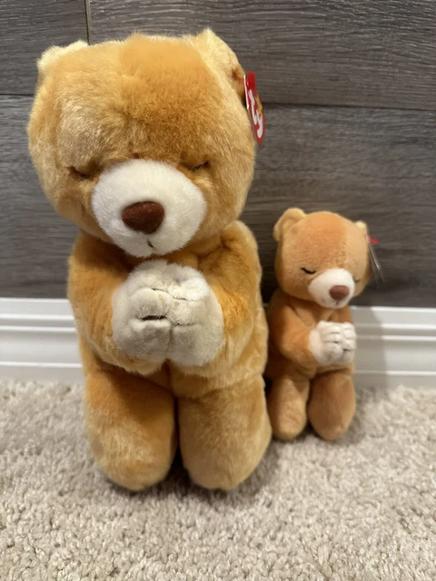 NWT RETIRED TY BEANIE BABY BUDDY & Beanie Baby HOPE CHRISTMAS EASTER PRAYING VTG