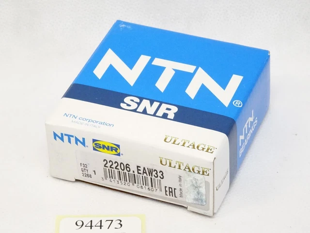 NTN SNR Roulements à Rouleaux Sphériques 22206.EAW33 / Neuf Emballage D'Origine