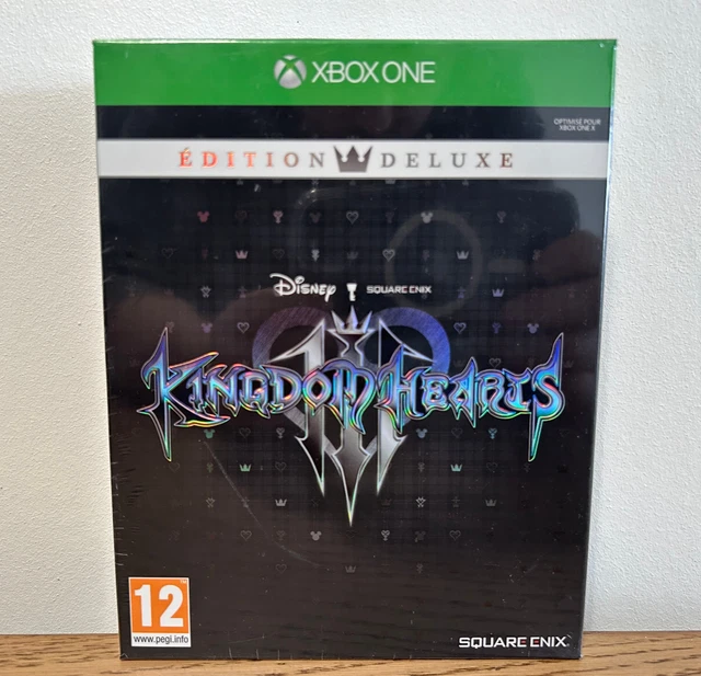 Kingdom Hearts III Deluxe Edition Xbox One - Neuf Sous Blister, Bonus Stickers