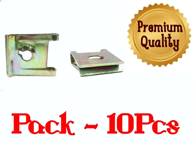 FORD MUD SPLASH GUARD & SIDE SKIRT RETAINER METAL 21MM U-NUT CLIP x10 £ ...