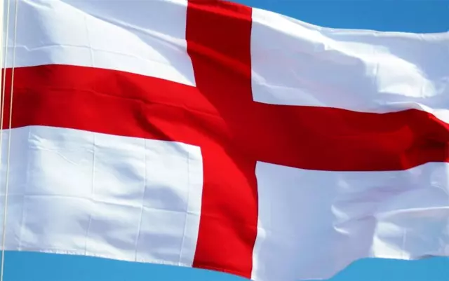 Giant England Flag St George Cross National World Football Sport Durable 8x5FT