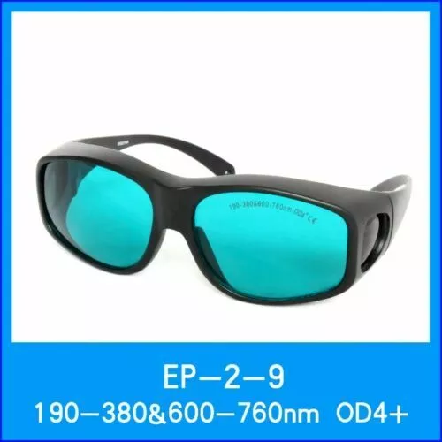 CE OD4+ 190-380 nm & 600-760 nm Kontinuierlicher Absorption Laserschutzbrille