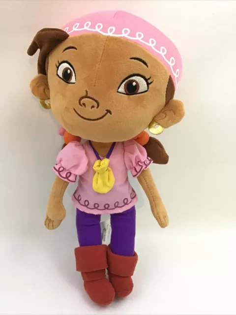 Disney Store Jake and the Neverland Pirates Izzy Girl Stuffed Plush Doll 12"