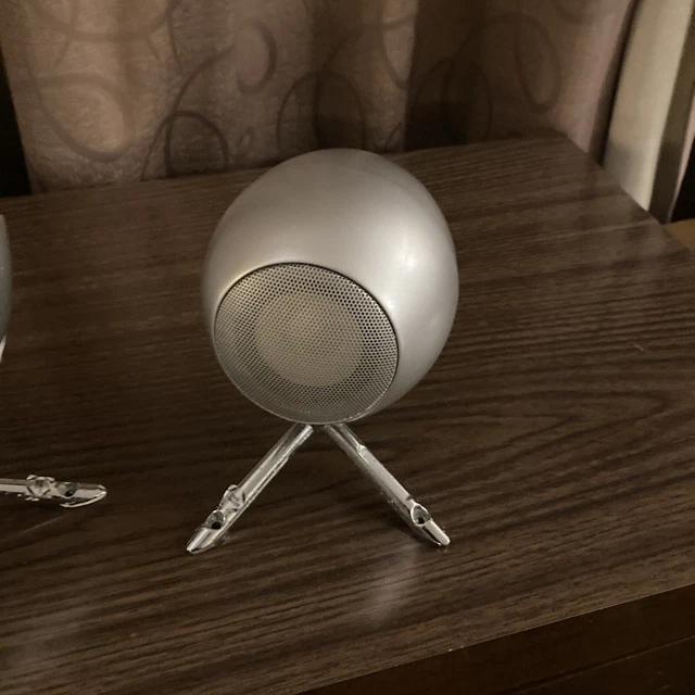 ECLIPSE TD307 PASV Silver Speakers With Amp Boxed Good Condition £