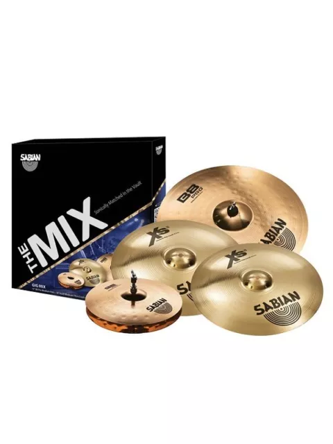 Set piatti per batteria Sabian PX5003 The Gig Mix Hats 14" - Crash 16" - Crash 1