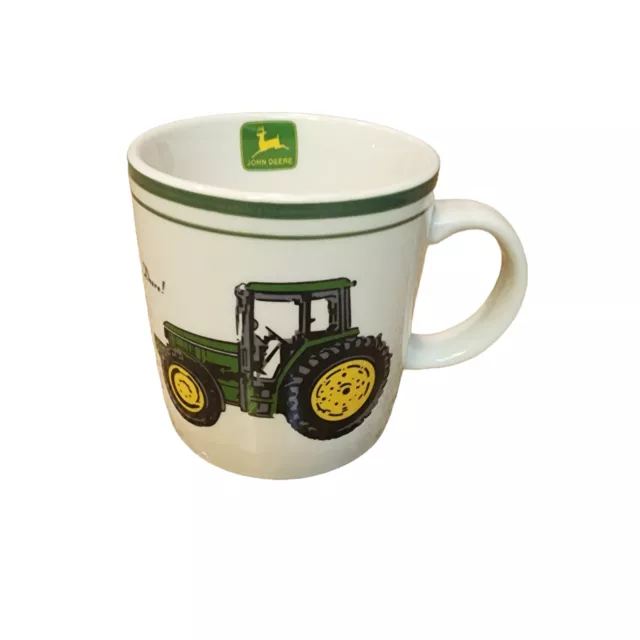 John Deere Tractor Coffe Cup MugWhote/Green Gibson HousewaresReplacement or...