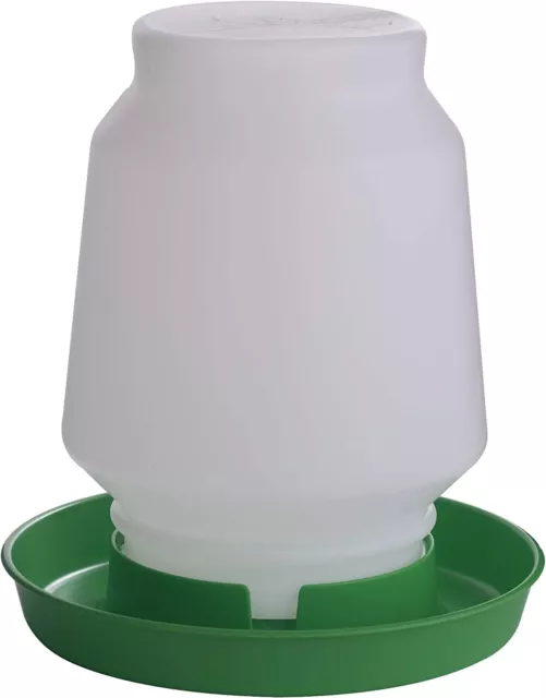 Miller Manufacturing Plastic Poultry Fountain Complete Waterer Green 1 Gallon