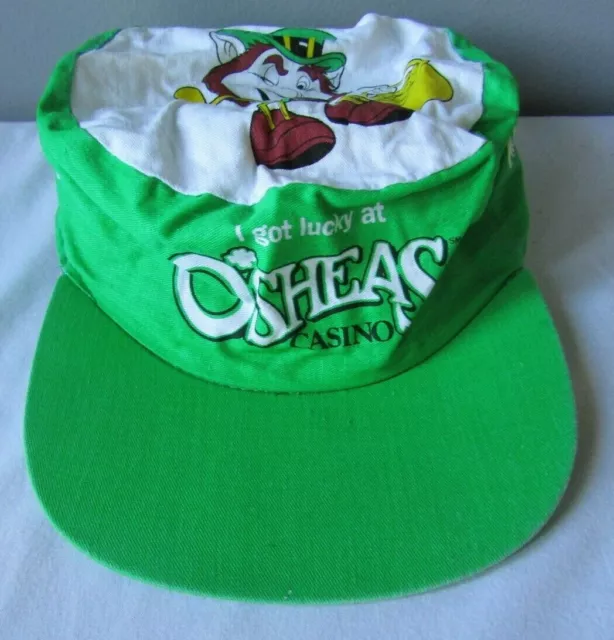 Vintage 1980's Flamingo Hilton Las Vegas O'Sheas Casino Painters Hat