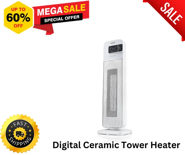 QUALITY GOLDAIR® ELECTRIC Ceramic Wall Fan Heater 2000W Remote Wifi u0026  Thermostat $172.00 - PicClick AU