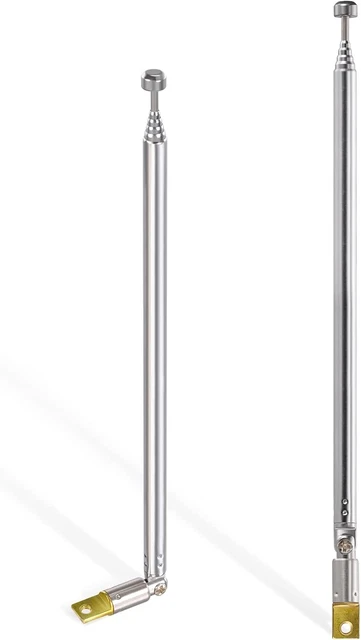 Antenna Telescopica Mt 4 Antenna Telescopica 5 Sezioni In Acciaio - Foto 13
