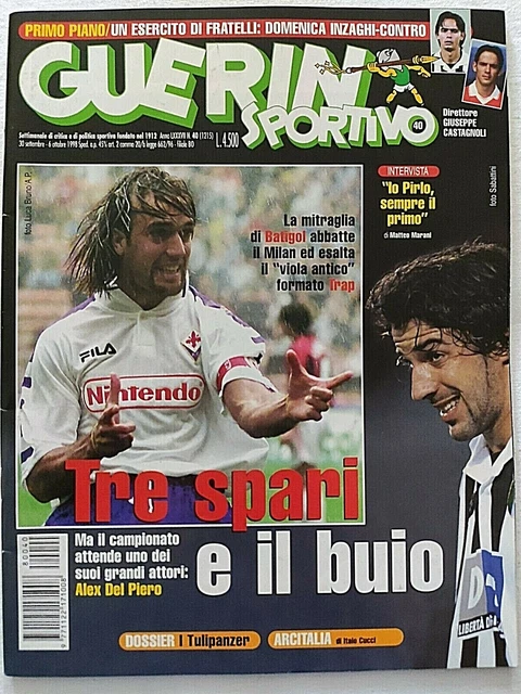 Guerin Sportivo 52-1998 Ancelotti Juventus Roberto Baggio
