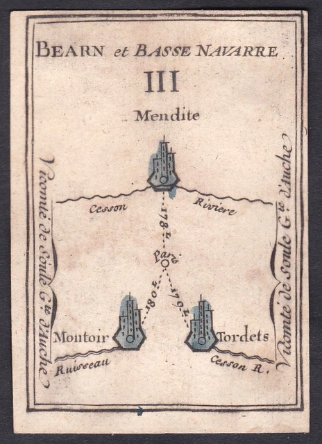 Béarn Nieder-Navarra France carte a jouer cartes cards playing card Spielkarte