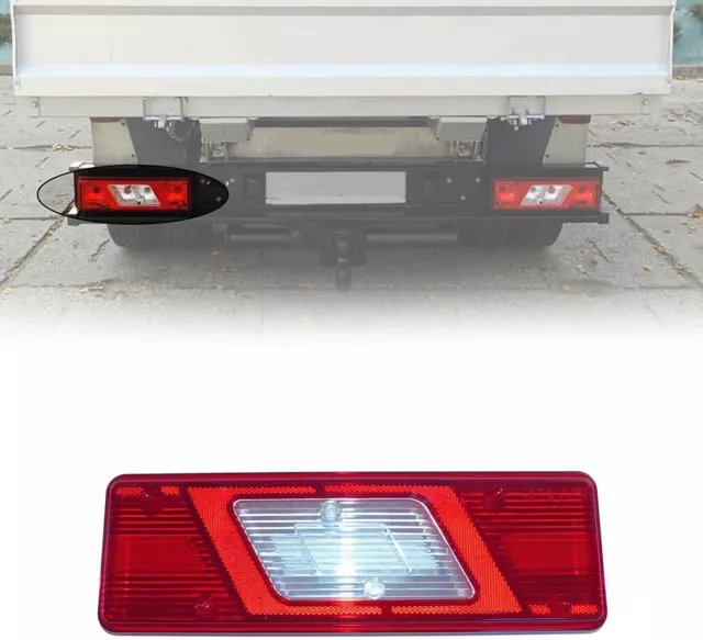 Rear Left Tail Light Lamp Lens For Ford Transit Mk8 Tipper Pick-Up 2014> 1831334