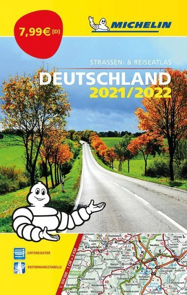 Michelin Kompaktatlas Deutschland 2021/2022 MICHELIN: