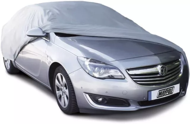 Maypole Breathable Full Cover for Large Cars Water Resistant, Grey cars