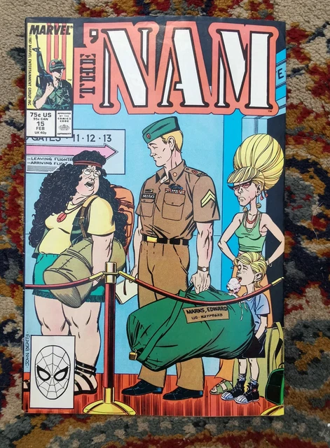 THE 'NAM Vol. 1  No. 15 February 1988 MARVEL COMIC