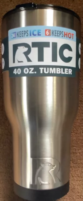 RTIC 40oz Thermal Tumbler Stainless Mug Travel Cup Cold/Hot Same Day Ship ! 2
