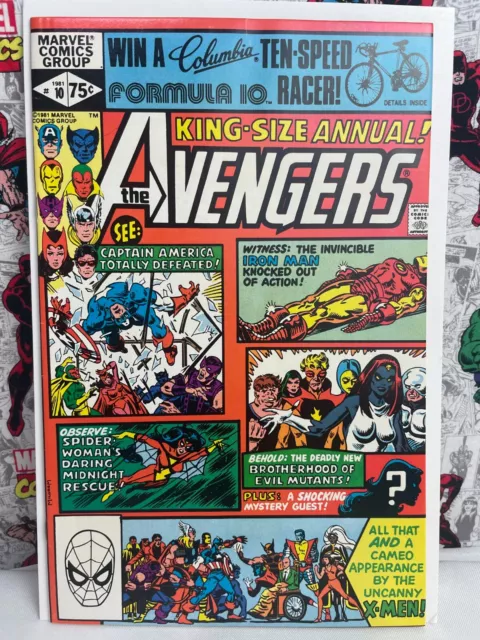 Avengers King-Size Annual #10 - Marvel 1981, KEY 1st Rgoue VF / NM
