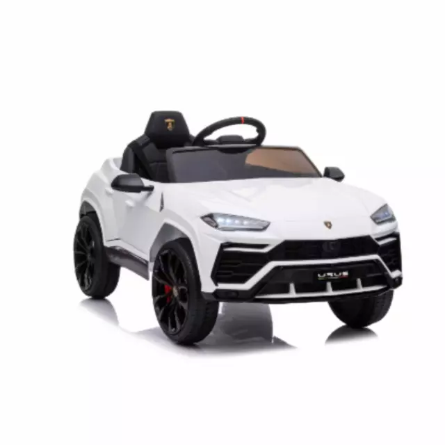 Lamborghini Urus Sportwagen Elektroauto Elektrofahrzeug Kinder Auto 12V Weiß