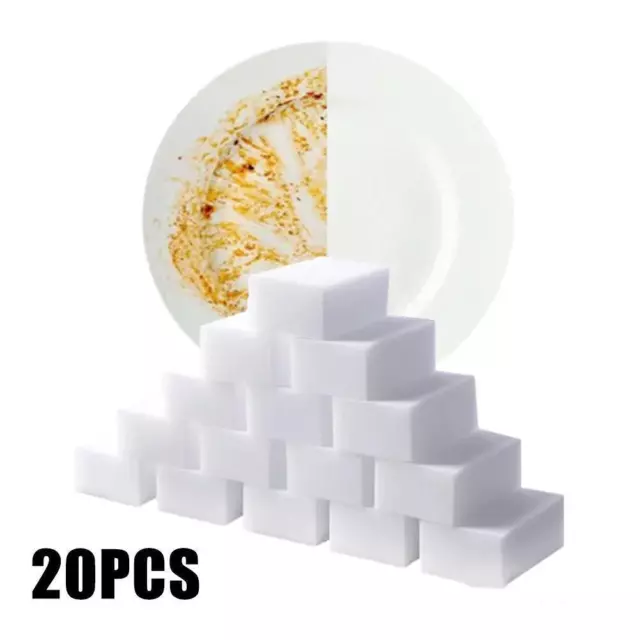 20PCS Eraser Cleaning Melamine Stain Dirt Remover Foam Cleaner D9 Lot V0A7 3