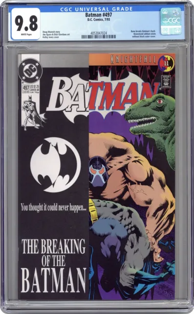 Batman #497D Direct Variant 1st Printing CGC 9.8 1993 4053047024