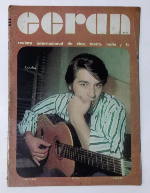 Chile Ecran magazine - SANDRO cover -  1969 - Jean-Louis Trintignant