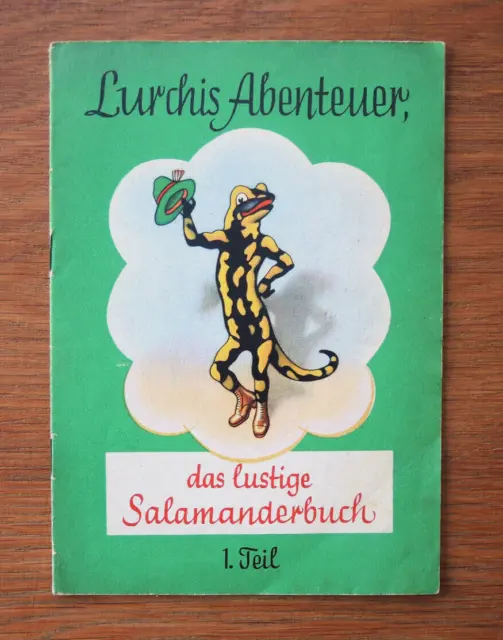 Orig.50er Jahre Lurchis Abenteuer Salamander Werbeheft 1.Teil von 1954!